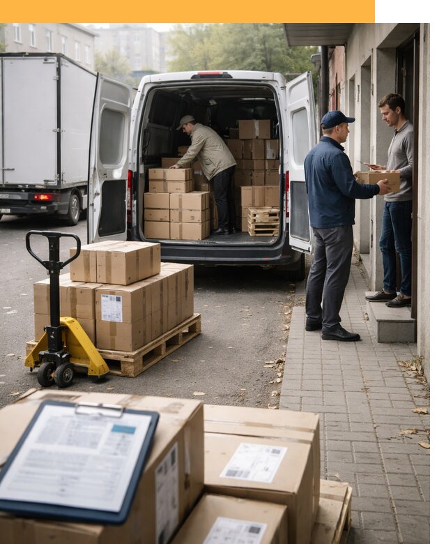 Доставка грузов от двери до двери с таможней от 45932 руб.