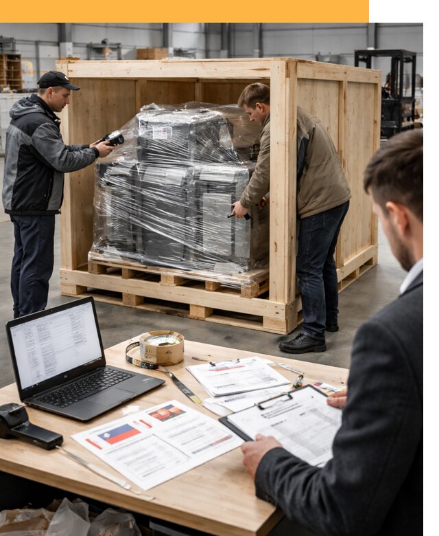 Доставка промышленного оборудования из США от 66346 руб