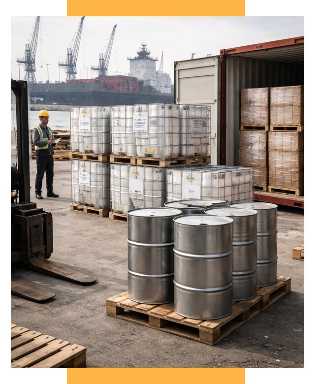 Доставка химического сырья из Индии от 255175 р. | СетСервис-Чрн