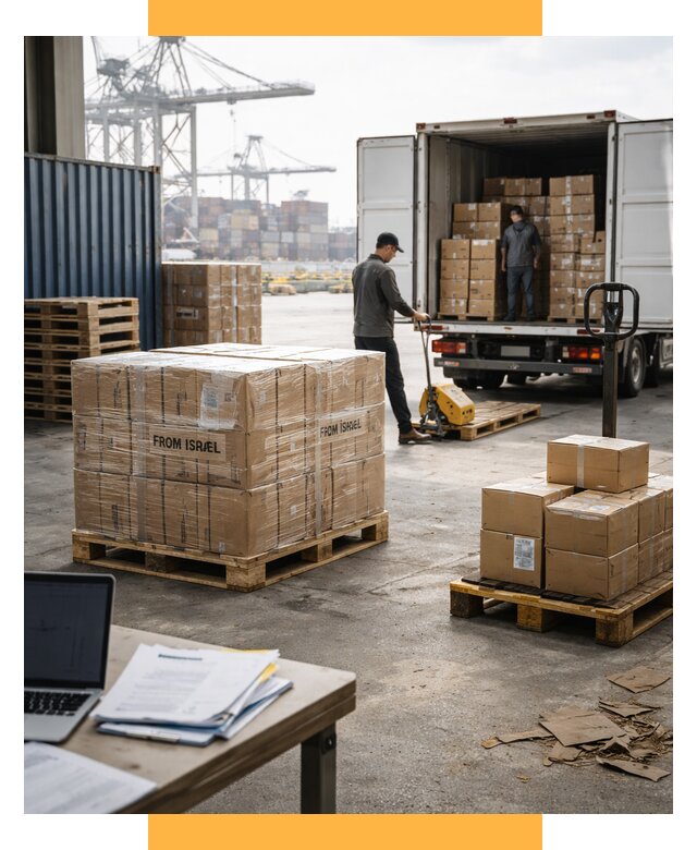 Доставка грузов из Израиля от 15311 р., логистика от СетСервис-Чрн
