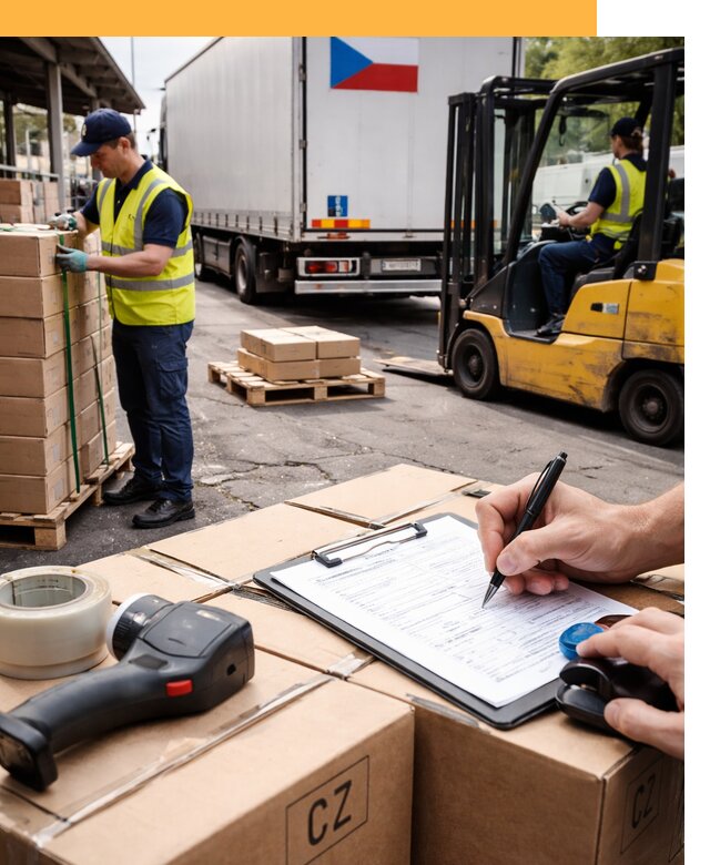 Доставка грузов в Чехию от 35725 руб, международные перевозки