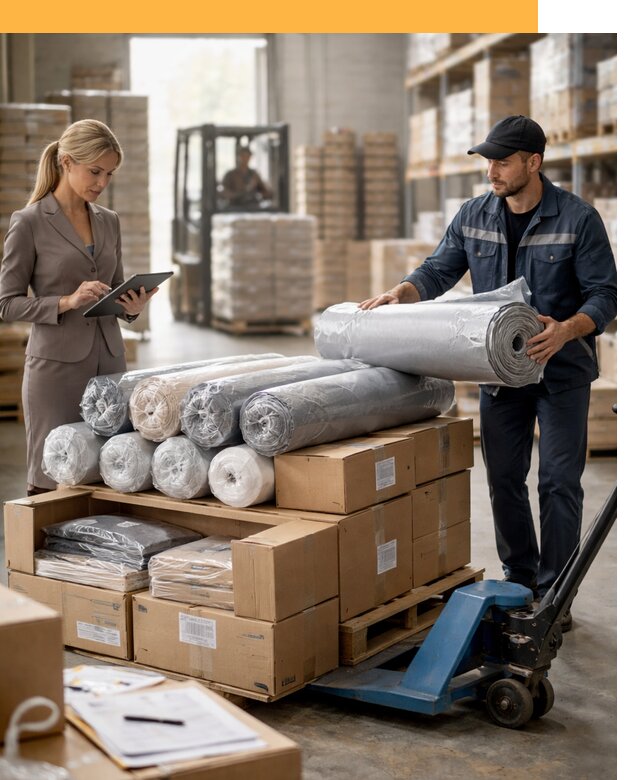 Перевозка текстиля по миру от 15311 руб. с таможней и страхованием