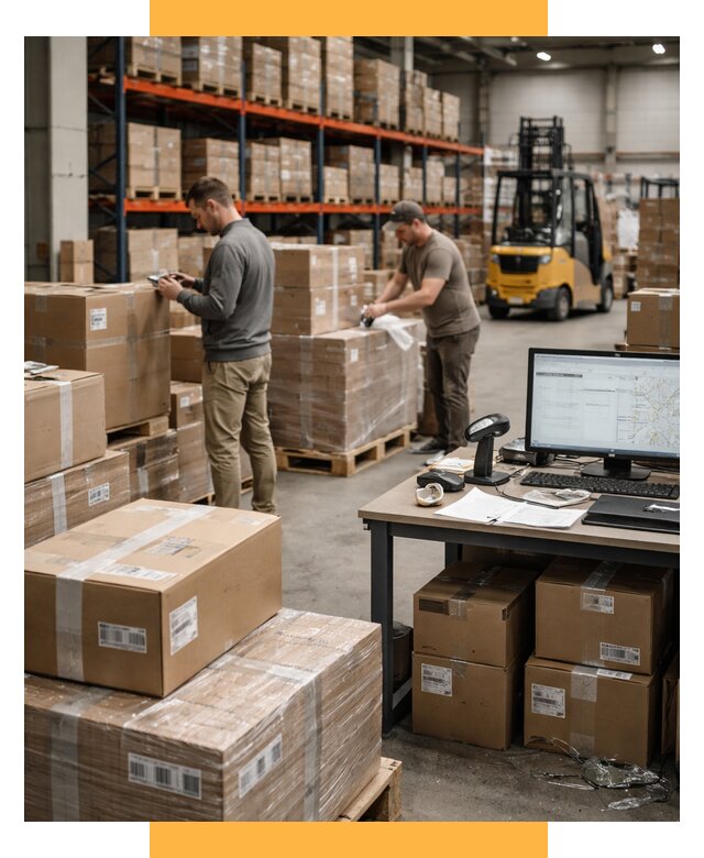 Склад консолидации в Европе от 6635 р., услуги СетСервис-Чрн